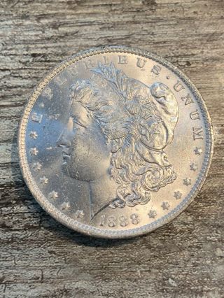 1888 - O Morgan Silver Dollar $1 Choice (bu) 7/11/19,