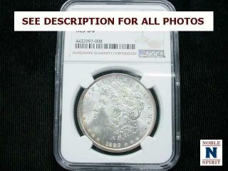 Noblespirit Desirable 1889 Morgan Silver Dollar Ngc S$1 Ms 64