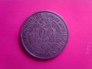West African States 100 Francs 1968 Sept21