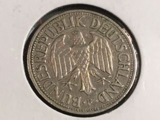 Germany 1956 - F 1 Mark Coin
