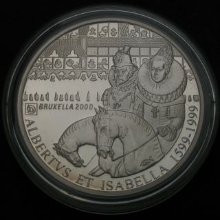 Belgium 500 Francs Nd (1999) Proof - Silver - European Culture Capital - 129