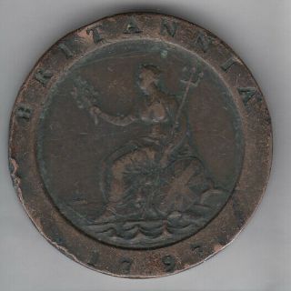 1797 Great Britain Copper 2 Pence