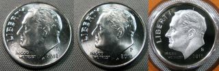 2018 D P S Roosevelt Dime 1 - D 1 - P Bu Obw Roll Coin 
