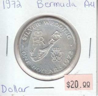 Bermuda 1 Dollar 1972 Silver