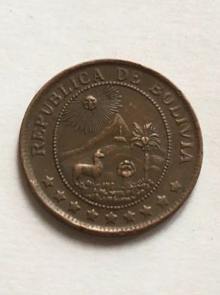 Bolivia 50 Centavos 1942 Ef