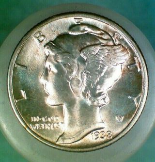 Ms 1938 - P Silver Mercury Dime (035)