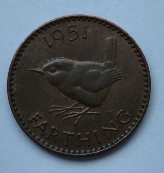 Farthing 1951 Year Coin