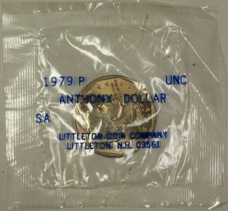 1979 - P $1 Susan B.  Anthony Dollar Coin In Littleton Bag