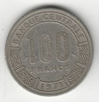 Cameroun 100 Francs 1971 Antelope 50g By Coinmountain