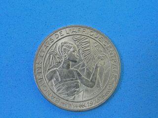 1976 - B Central African States 500 Francs Coin,  Unc,  Km 12
