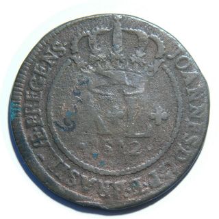 Brazil 40 Reis 1812r Km 234.  3 Copper Scarce Coin M5