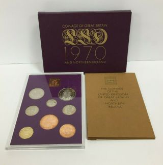 British Royal 1970 Coinage Of Great Britain And Northern Ireland Proof Set