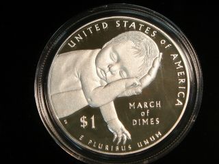 2015 US March of Dimes Special Silver 3 Coin Set Dollar Reverse Proof Dime 6