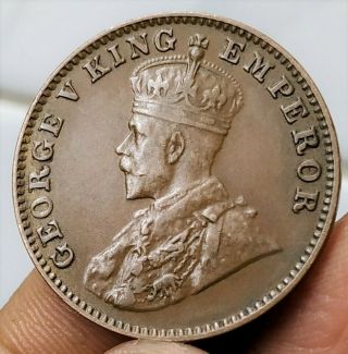 British India - 1 Quarter Anna,  George V,  1936,  Bombay,  Copper Coin (b - 508)