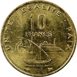 Djibouti - 10 Francs - 1996 - Unc