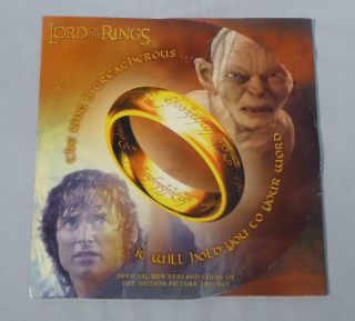 2003 Zealand 6 X 50c Coin Pack - The Lord Of The Rings - Ring Is Treacherous