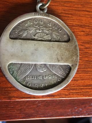 US Morgan 1900 Liberty Silver Coin Money Clip Sterling 6