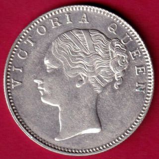 British India - 1840 - Continuos Legend - Vict Queen - Silver One Rupee F2