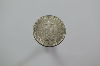 Netherlands 1/2 Gulden 1921 Silver B18 Z2251