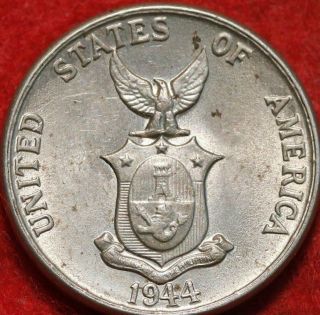 Uncirculated 1944 Philippines 5 Centavos Clad Foreign Coin