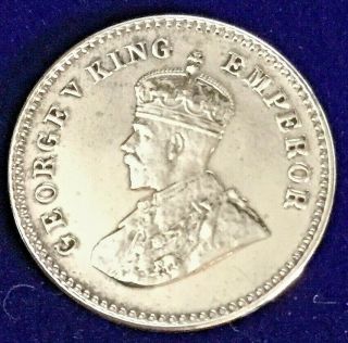 Vintage 1936 British India George V 1/12 Anna Coin Xf