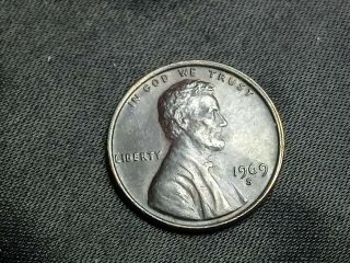 1969 S Lincoln Memorial Penny Error Improper Annealed