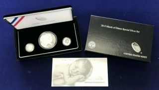 2015 Us March Of Dimes Special Silver Set With Ogp/coa