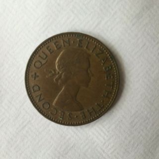 1959 Zealand Half Penny Please See Pictures