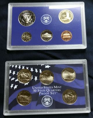 U S 2006 Unciruclated Coin Set 10 coins and 2