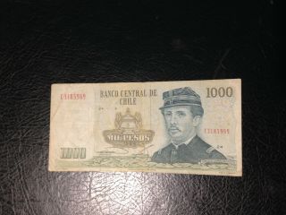 Chile Banknote 1000 Pesos 1986