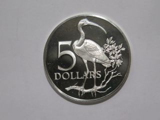Trinidad And Tobago 1972 $5 Dollars Proof Silver World Coin ✮cheap✮