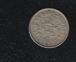Netherlands Indie 1/10 Gulden 1942 Silver
