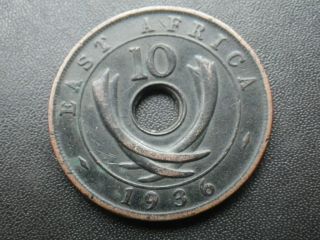 East Africa 1936 10 Cents (vf)
