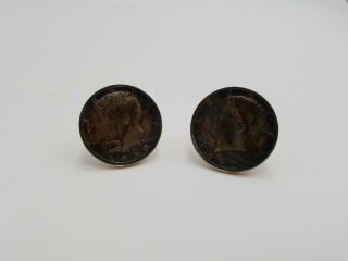 Pre Owned,  Kennedy Half Dollar Coin Money Cuff Links 1967 And 1968