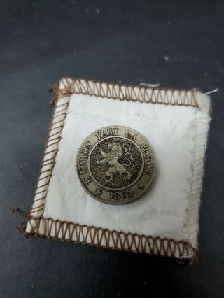 1863 Belgium 10 Cent Circulated