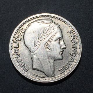 Old Foreign World Coin: 1947 - B France 10 Francs