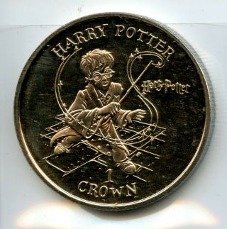 Weeda Isle Of Man 2001 Harry Potter Crown,  See Scans