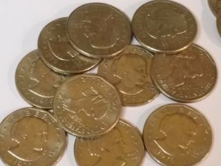 10 Circulated 1979 - P Susan B.  Anthony Dollars.  Business Strikes.  Real Coins
