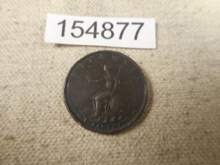 1799 Great Britain Farthing Collector Grade Album Coin - 154877 Rim Dam