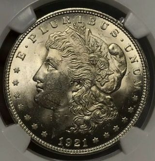1921 Morgan Silver Dollar Ngc Ms64 It’s A 21 But It Has Great Color