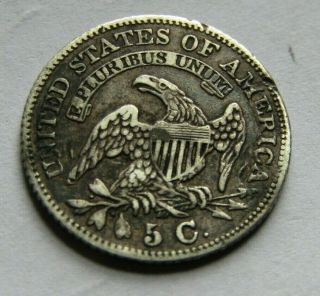 1829 Bust Half Dime XF Details Toning 6