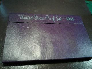 1984 - S Proof Set United States Us Government Packaging Box