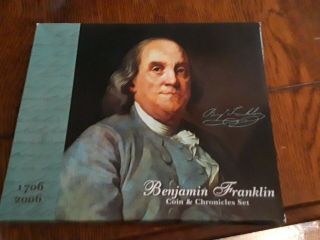 2006 Benjamin Franklin Coin And Chronicles Set
