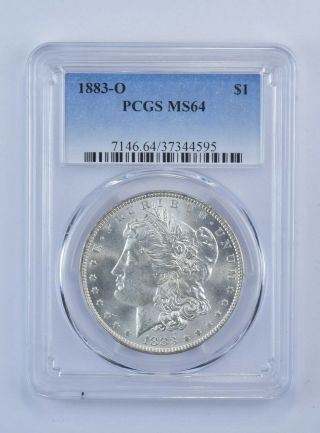 Ms - 64 1883 - O Morgan Silver Dollar - Graded By Pcgs 711