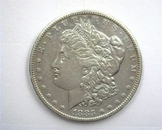 1883 - S Morgan Silver Dollar Choice About Uncirculated