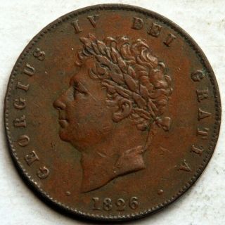 Great Britain 1/2 Penny Halfpenny 1826
