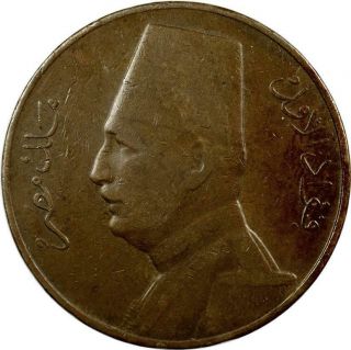 Egypt - Millieme - 1935 (ah1354) - Bronze - King Fuad I