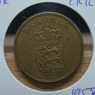 Denmark Coin 2 Kroner 1957