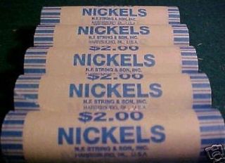 2005 - P Bison/buffalo Nickel Rolls 1st Release Rolls