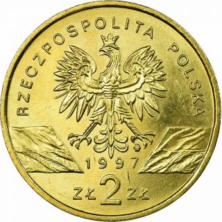 [ 723025] Coin,  Poland,  Jelonek Rogacz - Lucanus cervus. ,  2 Zlote,  1997,  Warsaw 2